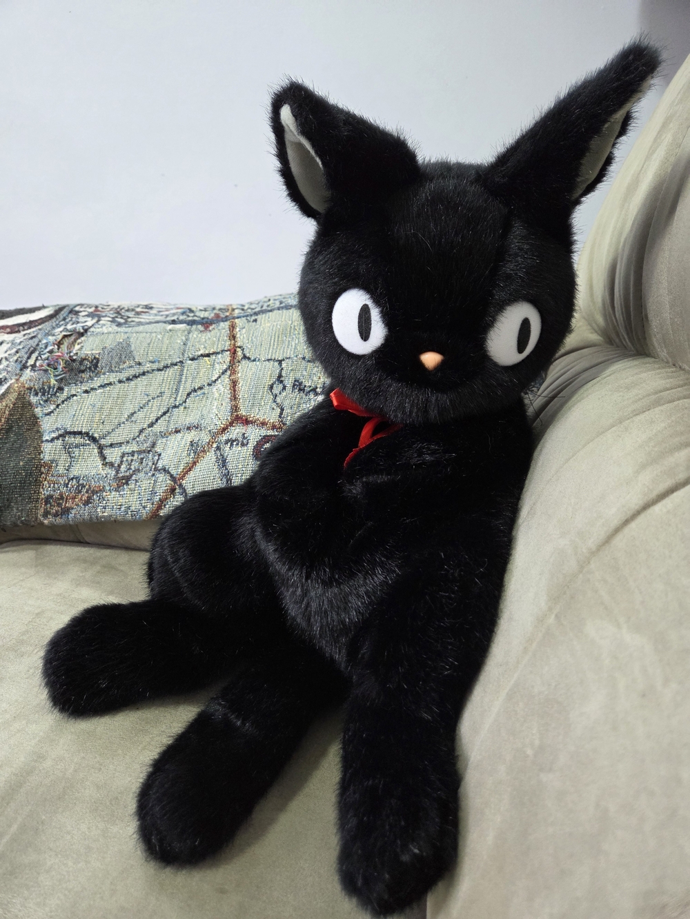 Studio Ghibli Kiki's Delivery Service Jiji Plush Backpack(NEW WITH TAGS) - Picture 5 of 7